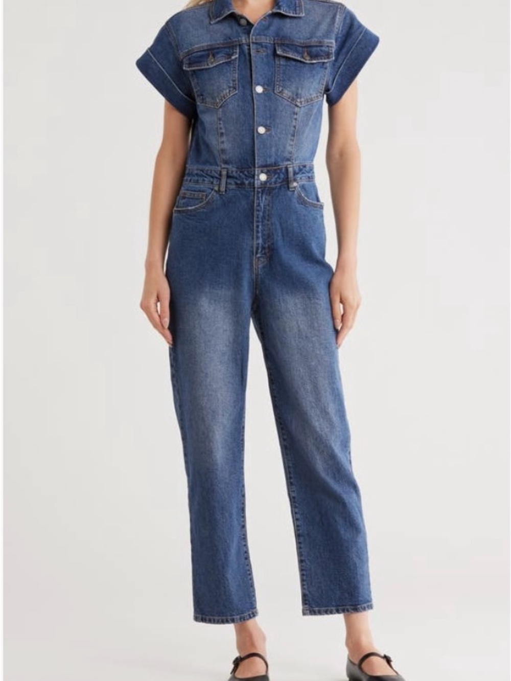 HABITUAL -Denim Jumpsuit - Size 28 ‘Lake’
